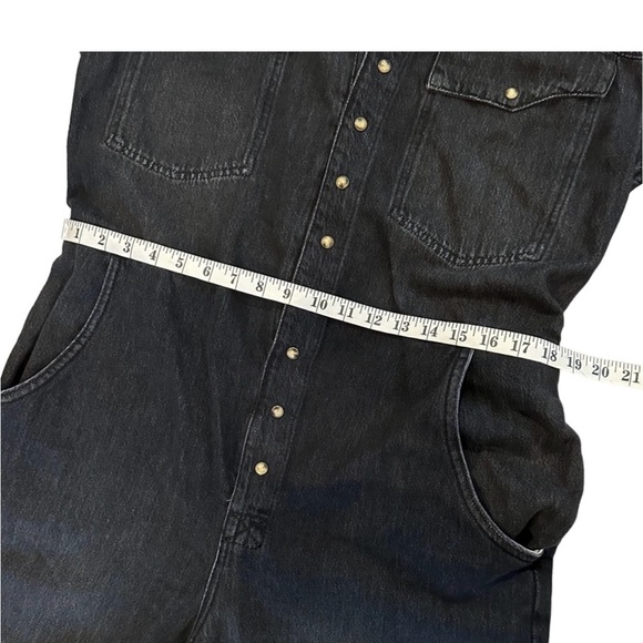 NWT Free People x Care FP Townes Jumpsuit in Black M - Picture 11 of 12